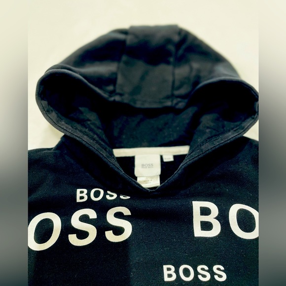 Hugo Boss Kids’ Black Sweater Hoodie (Pre-Loved) - Picture 8 of 11